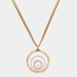 Chopard Happy Spirit 18k Two Tone Gold Necklace
