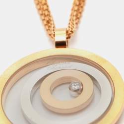 Chopard Happy Spirit 18k Two Tone Gold Necklace