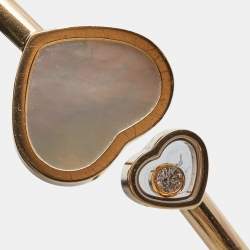 Chopard Happy Hearts Diamond Mother of Pearl 18k Rose Gold Bracelet