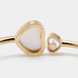 Chopard Happy Hearts Diamond Mother of Pearl 18k Rose Gold Bracelet