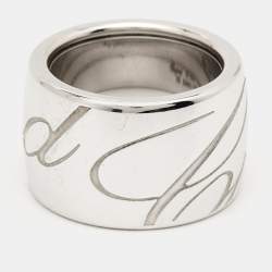 Chopard Chopardissimo 18k White Gold Ring Size 51