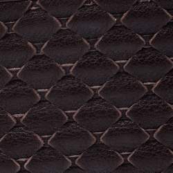 Chopard Brown Woven Leather Zip Around Continental Wallet