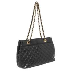 Chopard Black Quilted Leather Imperiale Shoulder Bag