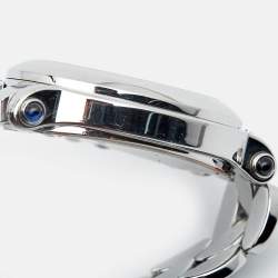 Chopard White Mother of Pearl Diamond Stainless Steel Happy Sport 27/8397-23 Women's Wristwatch 30 mm
