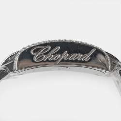 Chopard White Mother Of Pearl Stainless Steel Diamond La Strada 41/8380 Women's Wristwatch 24 mm