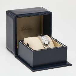 Chopard White Mother Of Pearl Stainless Steel Diamond La Strada 41/8380 Women's Wristwatch 24 mm
