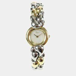 Chopard White Stainless Steel Casmir 43/8417 Quartz Women's Wristwatch 20 mm