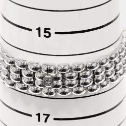 Chopard Pink Stainless Steel Diamond Happy Sport 27/8250-23 Quartz Women's Wristwatch 26 mm