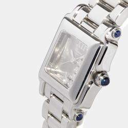 Chopard Grey Stainless Steel Diamond Happy Sport 27/8893-23 Quartz Women's Wristwatch 23 mm