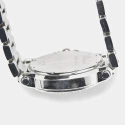 Chopard Mother Of Pearl Diamond Stainless Steel Happy Sport 8475 Women's Wristwatch 35 mm