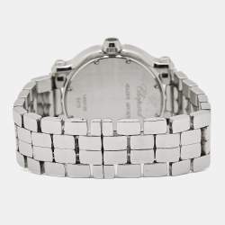 Chopard Mother Of Pearl Diamond Stainless Steel Happy Sport 8475 Women's Wristwatch 35 mm