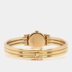 Chopard White Diamond 18K Yellow Gold 10/5440 Quartz Women's Wristwatch 19 mm 