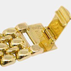 Chopard White Diamond 18k Yellow Gold Quartz Women's Wristwatch 22 mm