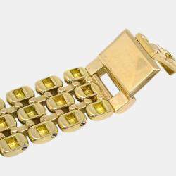 Chopard White Diamond 18k Yellow Gold Quartz Women's Wristwatch 22 mm
