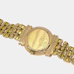 Chopard White Diamond 18k Yellow Gold Quartz Women's Wristwatch 22 mm