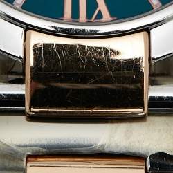 Chopard Green 18k Rose Gold Stainless Steel Imperiale 388532-6007 Women's Wristwatch 36 mm