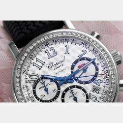 Chopard Customised Silver Diamond Mille Miglia 16/8331 Automatic Men's Wristwatch 39 mm