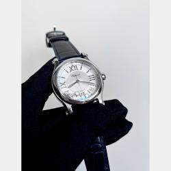 Chopard Silver Stainless Steel Happy Sport 278559 Automatic Women's Wristwatch 36 mm