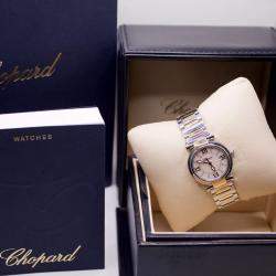 Chopard MOP 18K Rose Gold Stainless Steel Imperiale Quartz Women's Wristwatch 28 mm