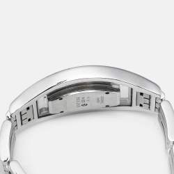 Pre Owned Chopard Mother of Pearl Diamonds 18k White Gold Happy Diamonds 20/9029 Women's Wristwatch 28 mm 