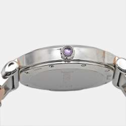 Pre Owned Chopard Imperiale 388532-6002 Silver Dial Mother of Pearl 18K Rose Gold Stainless Steel Women's Wristwatch 36 mm