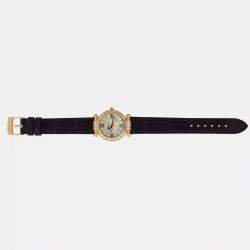 Pre Owned Chopard Imperiale 384238-5003 Quartz Mother of Pearl Diamond 18K Rose Gold Women's Wristwatch 28 mm