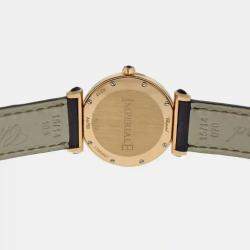 Pre Owned Chopard Imperiale 384238-5003 Quartz Mother of Pearl Diamond 18K Rose Gold Women's Wristwatch 28 mm
