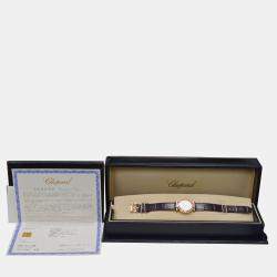 Pre Owned Chopard Imperiale 384238-5003 Quartz Mother of Pearl Diamond 18K Rose Gold Women's Wristwatch 28 mm