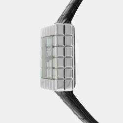 Pre Owned Chopard Ice Cube127407 Quartz 18K White Gold Women's Wristwatch 22 mm