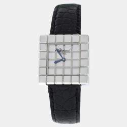 Pre Owned Chopard Ice Cube127407 Quartz 18K White Gold Women's Wristwatch 22 mm
