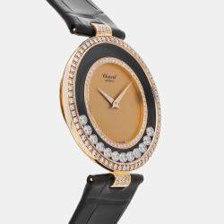 Pre Owned Pre-Owned Chopard Happy Diamonds 212563-0001 Quartz 33 mm
