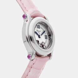 مملوكة مسبقًا ساعة يد نسائية شوبارد هابي سبورت 27/8245-42 ألماس كوارتز مستعملة 26 مم