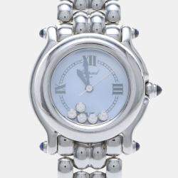 مملوكة مسبقًا Chopard Happy Sport Moving Diamond 27/8250-23 Quartz Stainless Steel Women's Wristwatch 27 mm