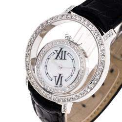 Chopard Mother of Pearl 18K White Gold Diamonds 20/7230 Women's Wristwatch 36 mm
