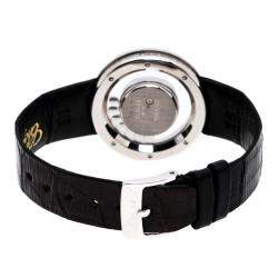 Chopard Diamond Pave 18k White Gold Happy Diamonds 20/6934 Women's Wristwatch 31MM