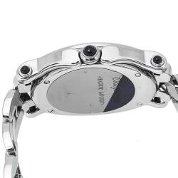 Chopard Mother Of Pearl Stainless Steel Diamond Happy Sport 27/8418-23 Women's Wristwatch 30 mm