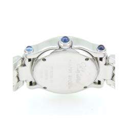 Chopard MOP Stainless Steel Diamonds Happy Sport 8250-23 Women's Wristwatch 26 MM