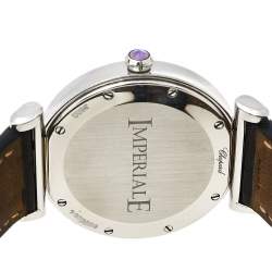 Chopard Silver Mother of Pearl 18K Rose Gold & Stainless Steel Imperiale 388532-6001 Women's Wristwatch 36 mm