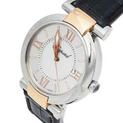 Chopard Silver Mother of Pearl 18K Rose Gold & Stainless Steel Imperiale 388532-6001 Women's Wristwatch 36 mm