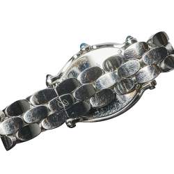 Chopard White Stainless Steel Diamonds Happy Sport 278418-3002 Women's Wristwatch 30 mm