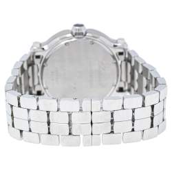 Chopard White Stainless Steel Happy Sport 8475 Women's Wristwatch 36 mm