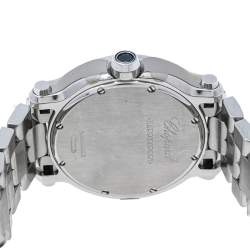 Chopard White Stainless Steel Happy Sport 8475 Women's Wristwatch 36 mm