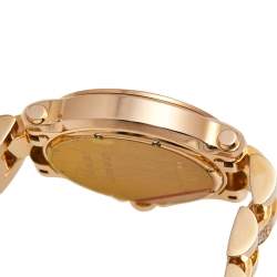 Pre Owned Chopard Mother of Pearl 18K Rose Gold Diamond Happy Sport 4183 Women's Wristwatch 36 mm