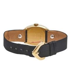 Pre Owned Chopard Mother of Pearl 18K Yellow Gold Satin 12/7437/8 Women's Wristwatch 23 mm