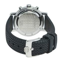 Chopard Silver Stainless Steel Rubber Mille Miglia 8900 Women's Wristwatch 33 mm
