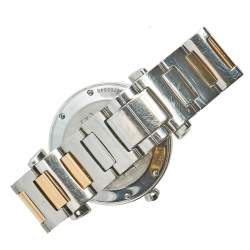 Chopard Silver Mother of Pearl 18k Rose Gold Stainless Steel Diamond Imperiale 388532-6004 Women's Wristwatch 36 mm