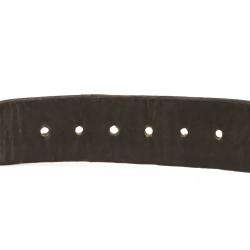 Pre Owned Chopard Champagne Diamonds 18K Yellow Gold Happy Diamond Quartz 21/2647 Women's Wristwatch 32 MM