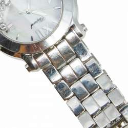 Chopard Mother of Pearl Stainless Steel Happy Sport 8475 Women's Wristwatch 35 mm