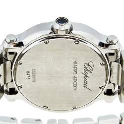 Chopard Mother of Pearl Stainless Steel Happy Sport 8475 Women's Wristwatch 35 mm