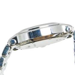 Chopard Mother of Pearl Stainless Steel Happy Sport 8475 Women's Wristwatch 35 mm